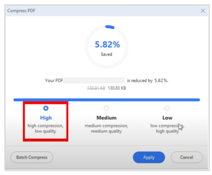 PDF Element PDF Compressor