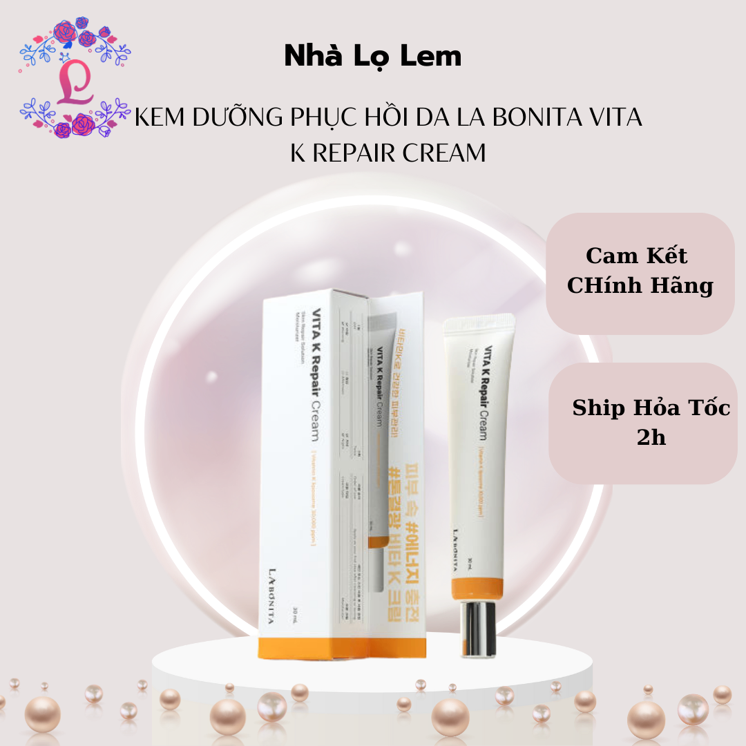 Kem dưỡng phục hồi da treatment La Bonita Vita K Repair Cream