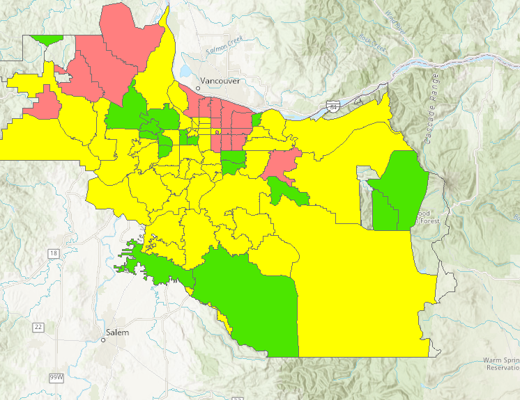 mapa de radón de alberta