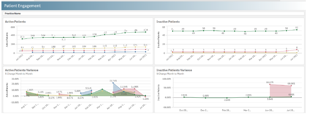 Patient engagement report in ThoroughCare