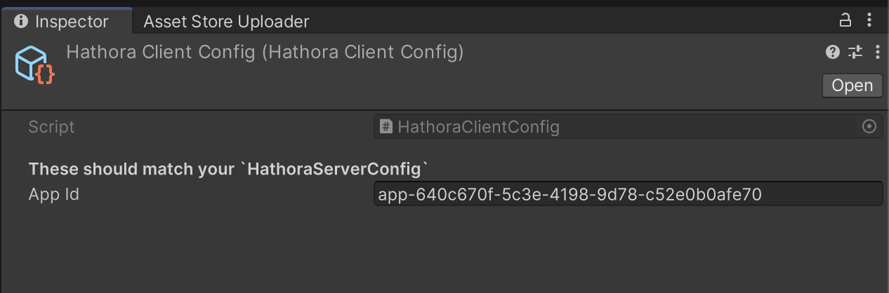 add appId to HathoraClientConfig