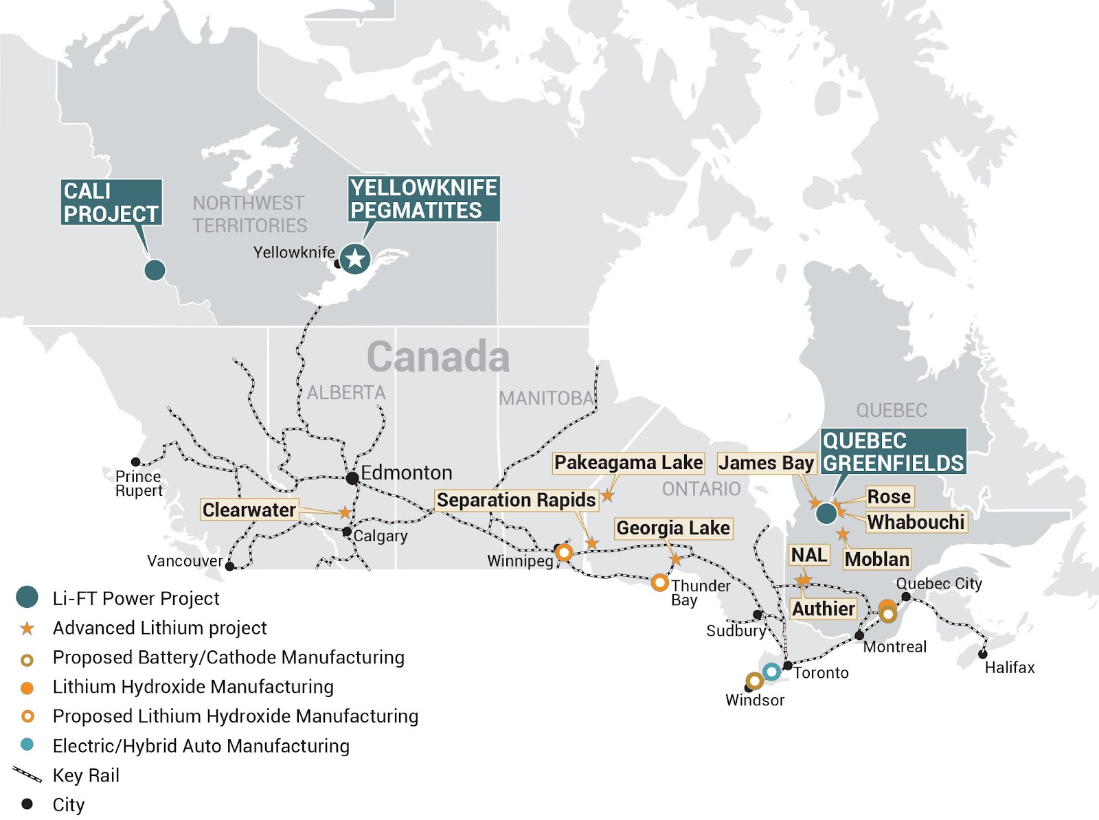 Yallowknife Overview Map