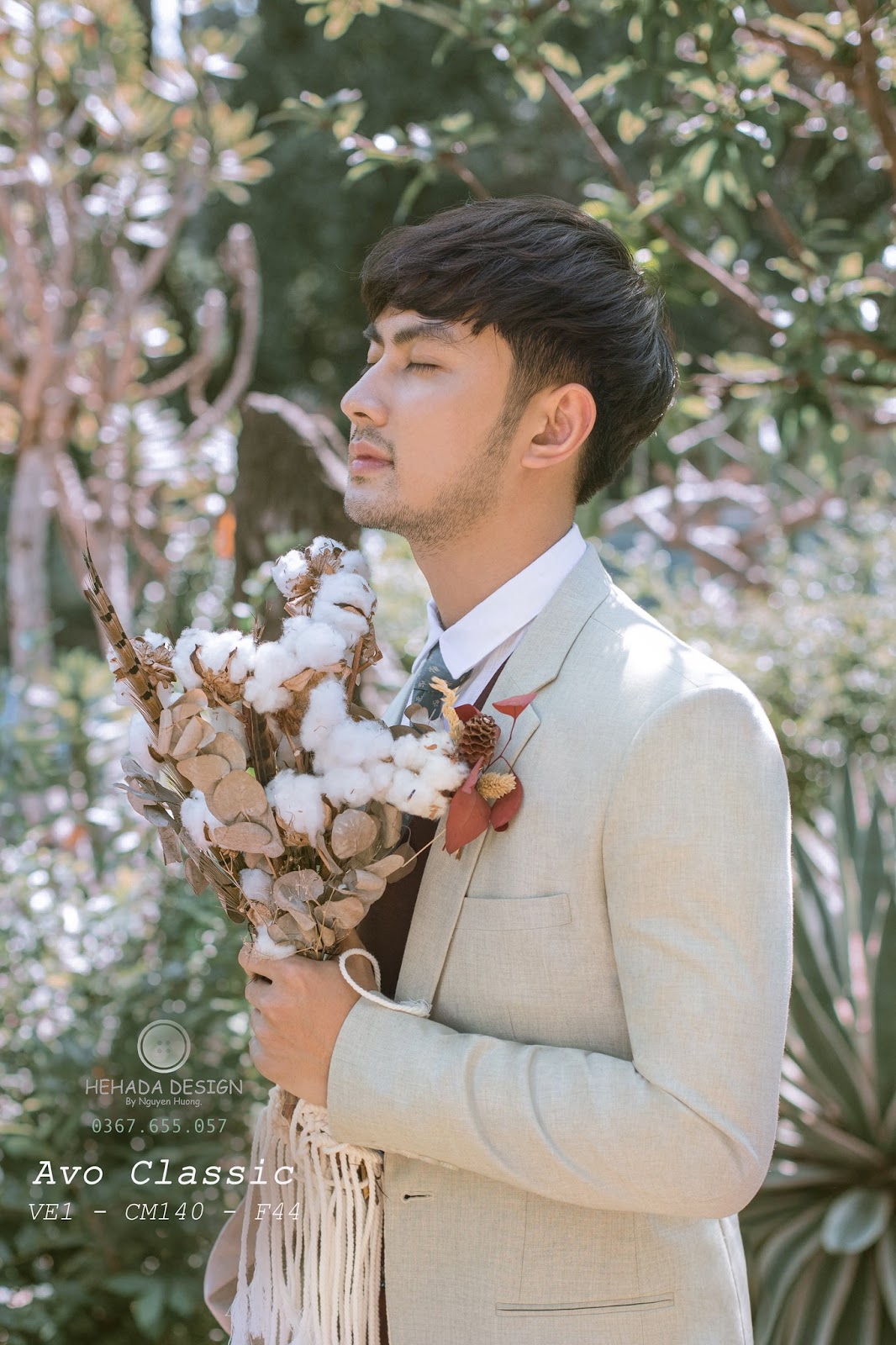 Cận chất liệu vest Avo Classic