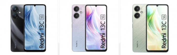 Redmi 13C 5G - couleurs