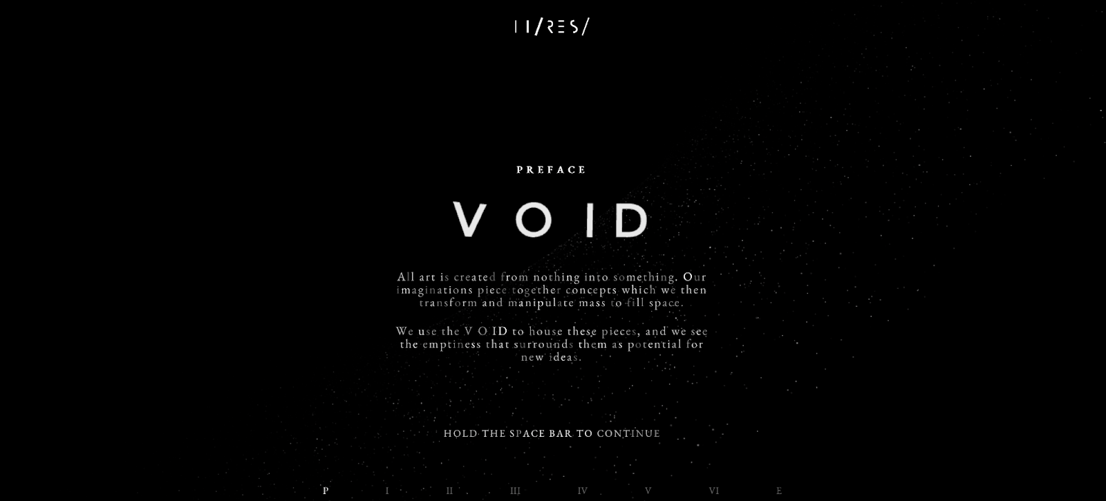 Informational Website Examples, Void