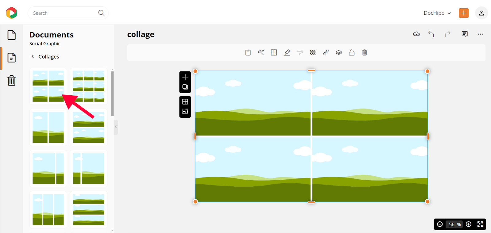 DocHipo collage maker