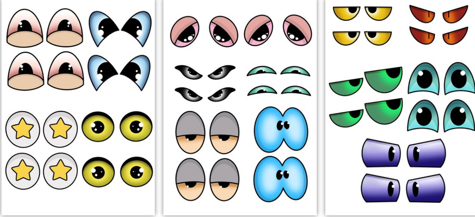 Printable Googly Eyes Templates