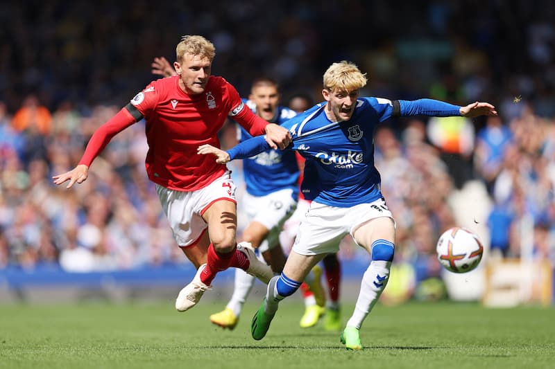 Phong Độ Gần Đây Của Everton vs Nottingham Forest