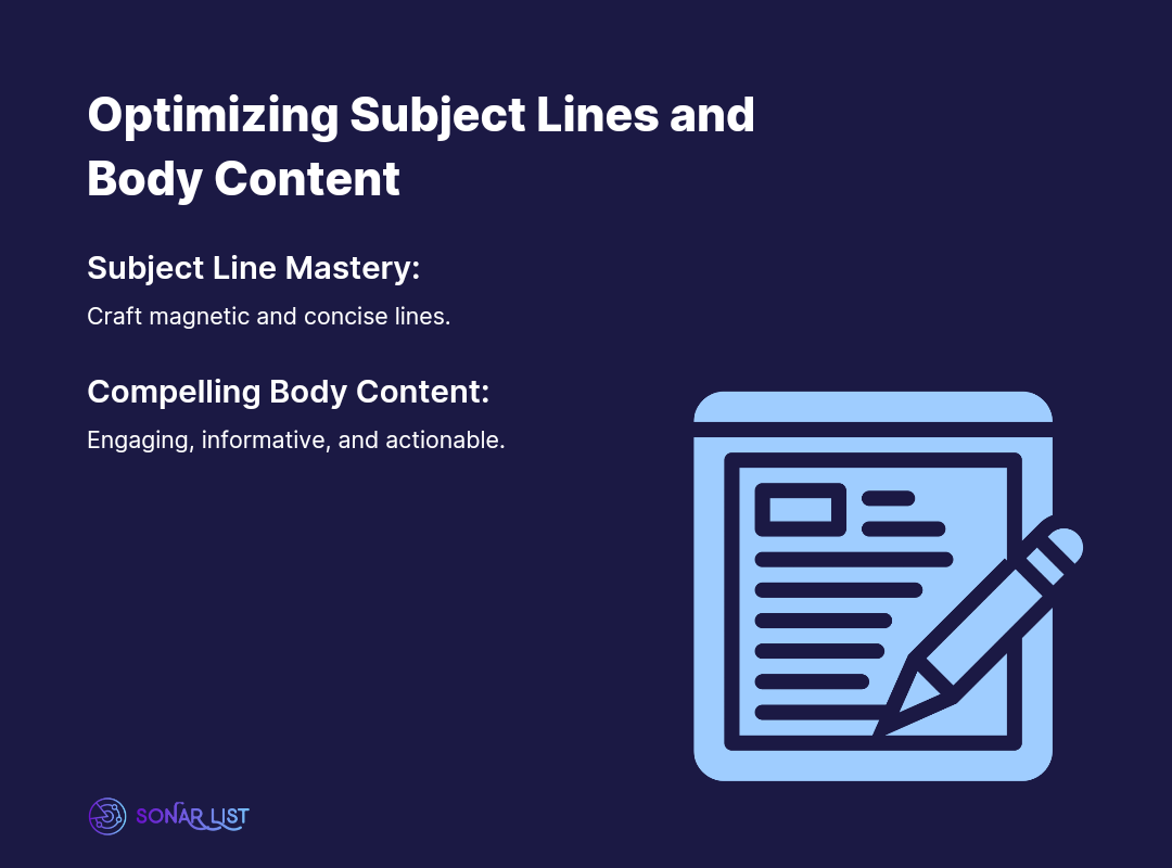 Optimizing Subject Lines and Body Content: Elevating Email Impact