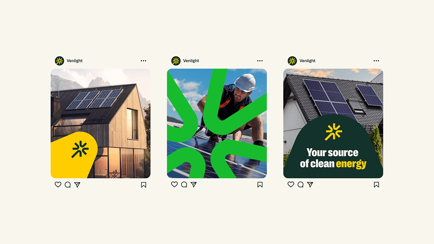 Branding Visual Identity Instagram Posts - Venlight