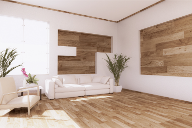 sustainable interior design ideas for your home remodel living room with natural wood walls and floors custom built michigan