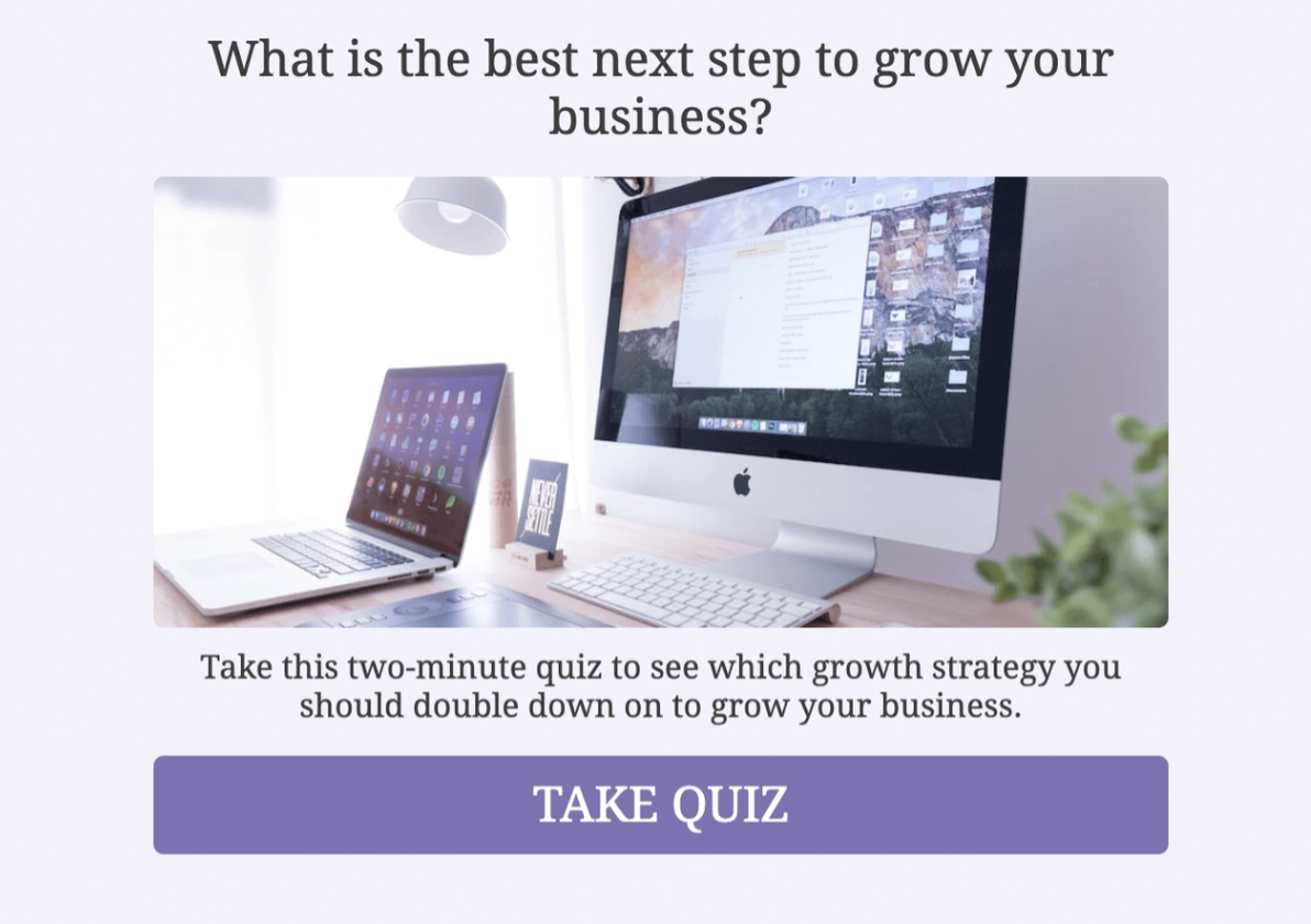 quiz example to maximize your travel blog in chatgpt: what is the next step to grow your business?