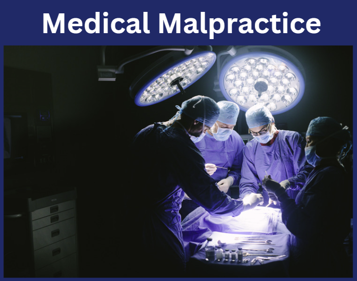 Medical malpractice performing a surgeryDescription automatically generated