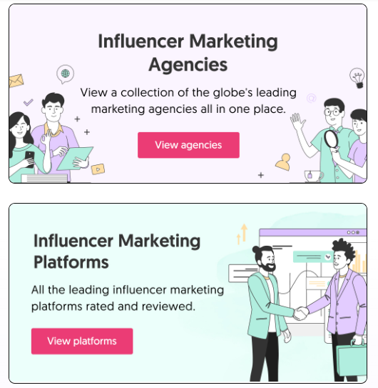 Influencer Marketing Hub website 