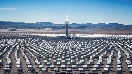A large solar panel array

Description automatically generated