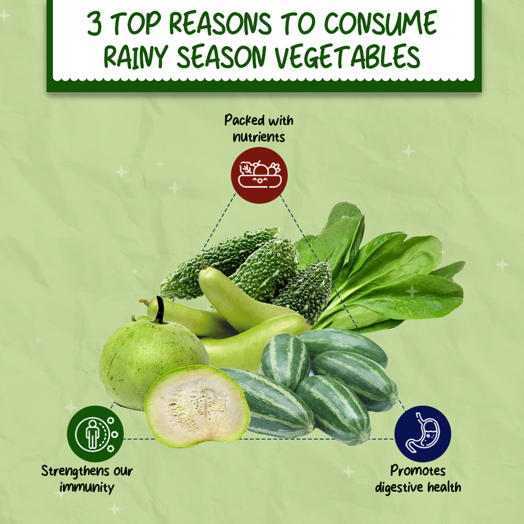 top 3 reasons to consume rainy season vegetables image