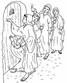 Ten Virgins Coloring Pages
