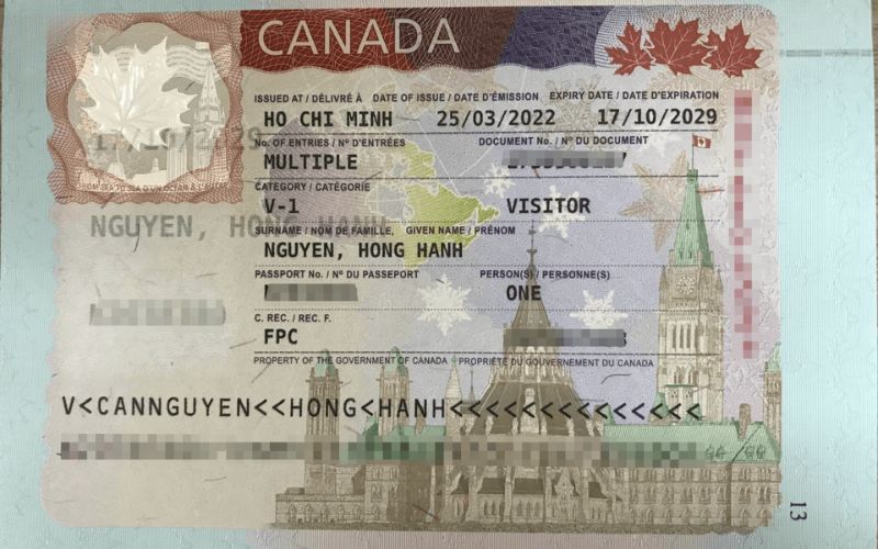 Cách khắc phục khi sinh trắc học Visa Canada bị lỗi