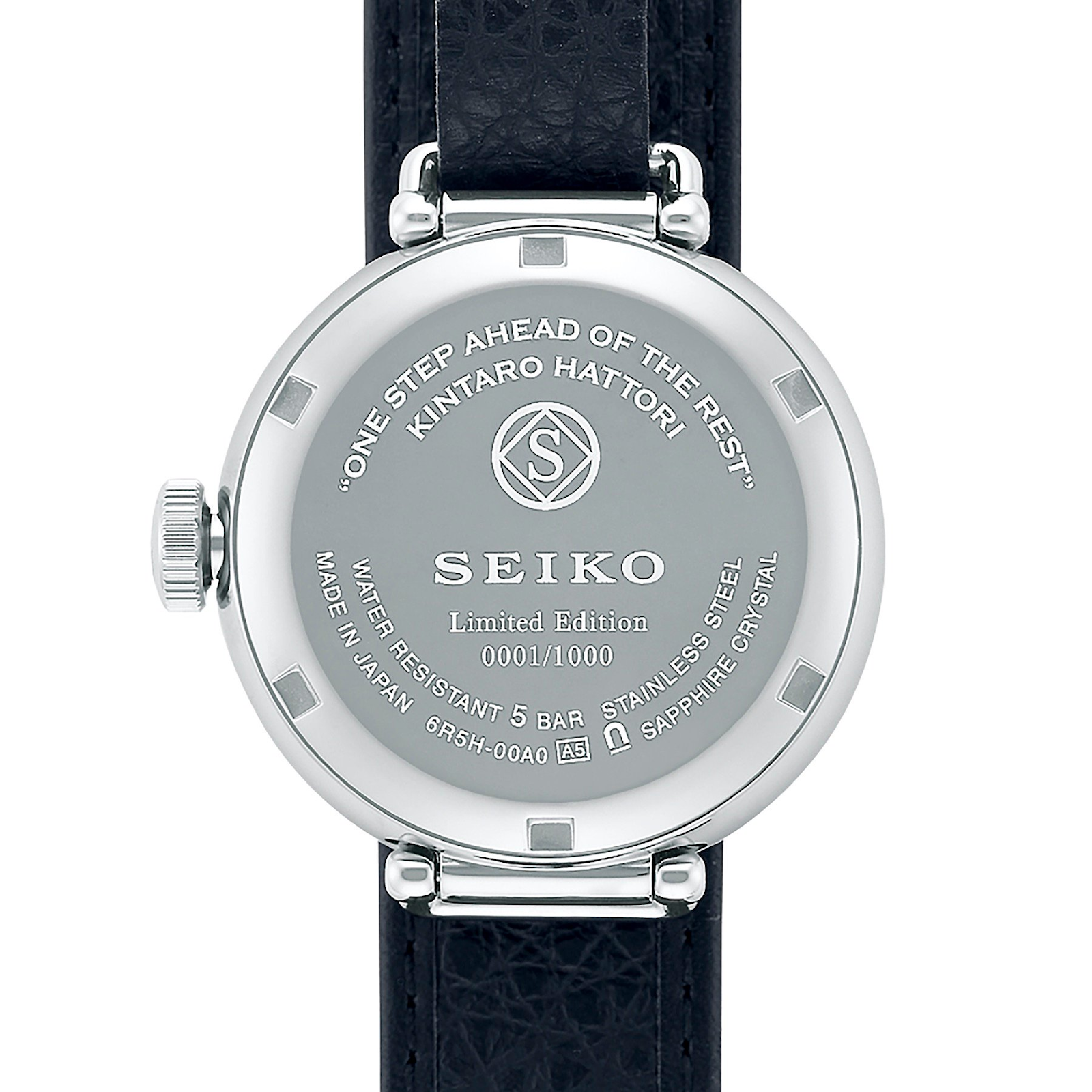 Bagian caseback Seiko Presage Kintaro Hattori SPB441