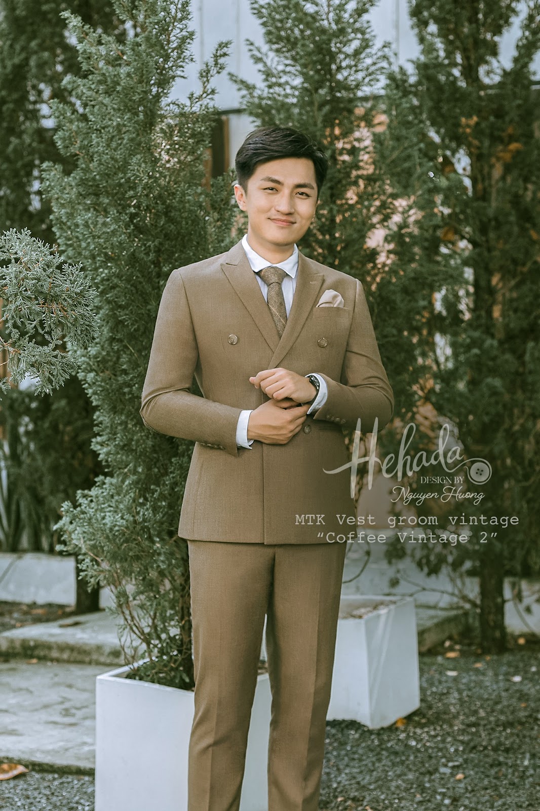 Form dáng vest Coffee Vintage