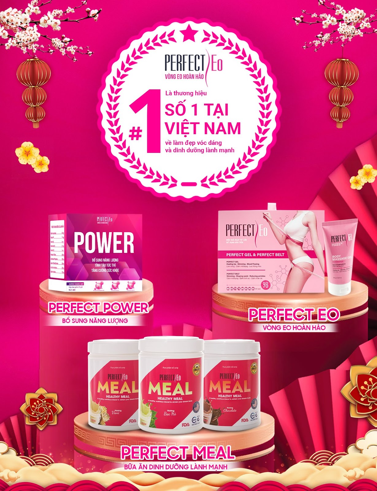 Perfect Eo - Thương Hiệu Hàng Đầu Về Làm Đẹp Vòng Eo Và Dinh Dưỡng Lành Mạnh Tại Việt Nam