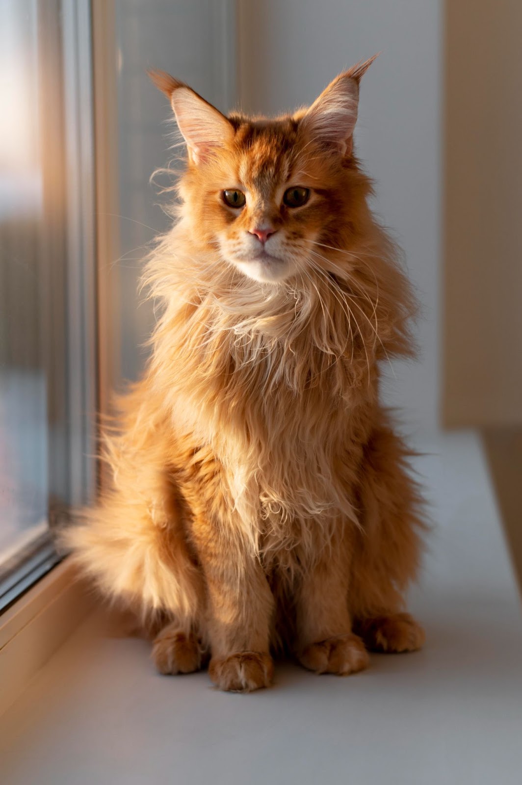 Image of a Maine coon cat breed