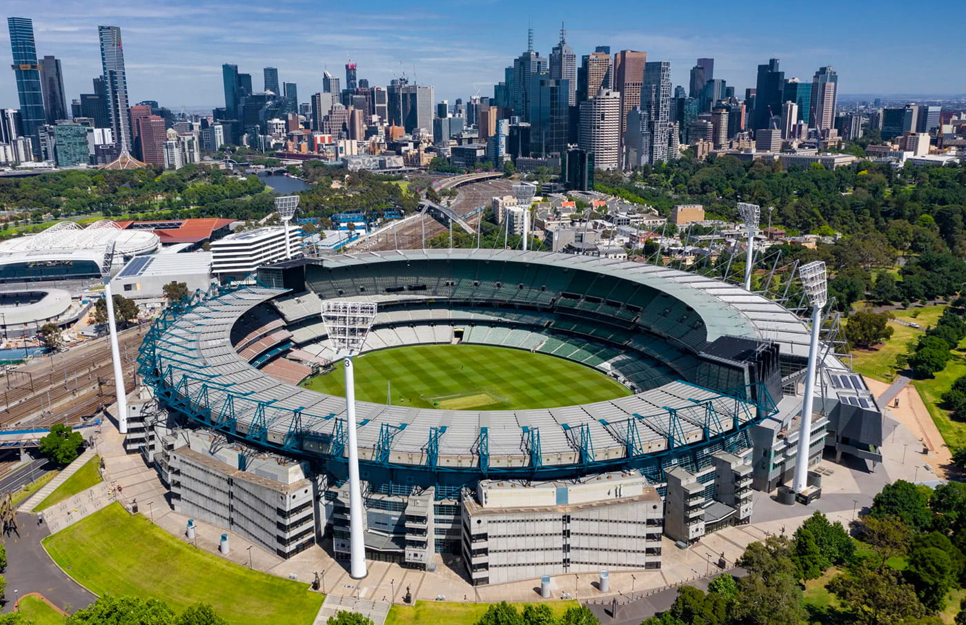 Hình ảnh sân nhà của đội tuyển quốc gia Australia Melbourne Cricket Ground