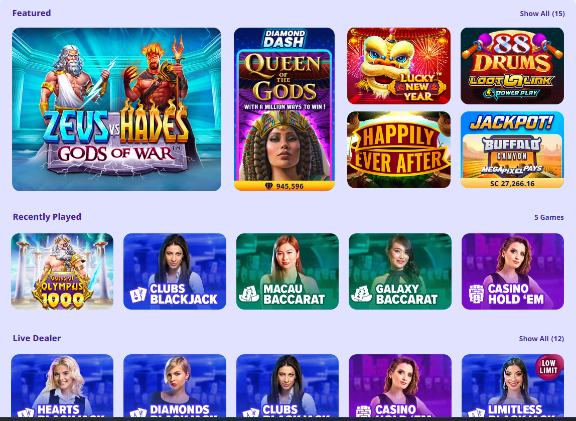 Casino Style Games