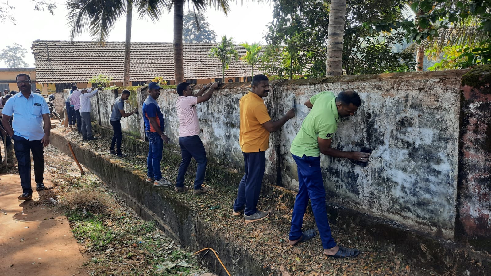 Cleanliness programme in government school