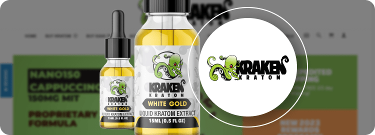 Kraken Kratom's White Gold Liquid Kratom Extract