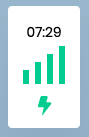 Green lightning icon