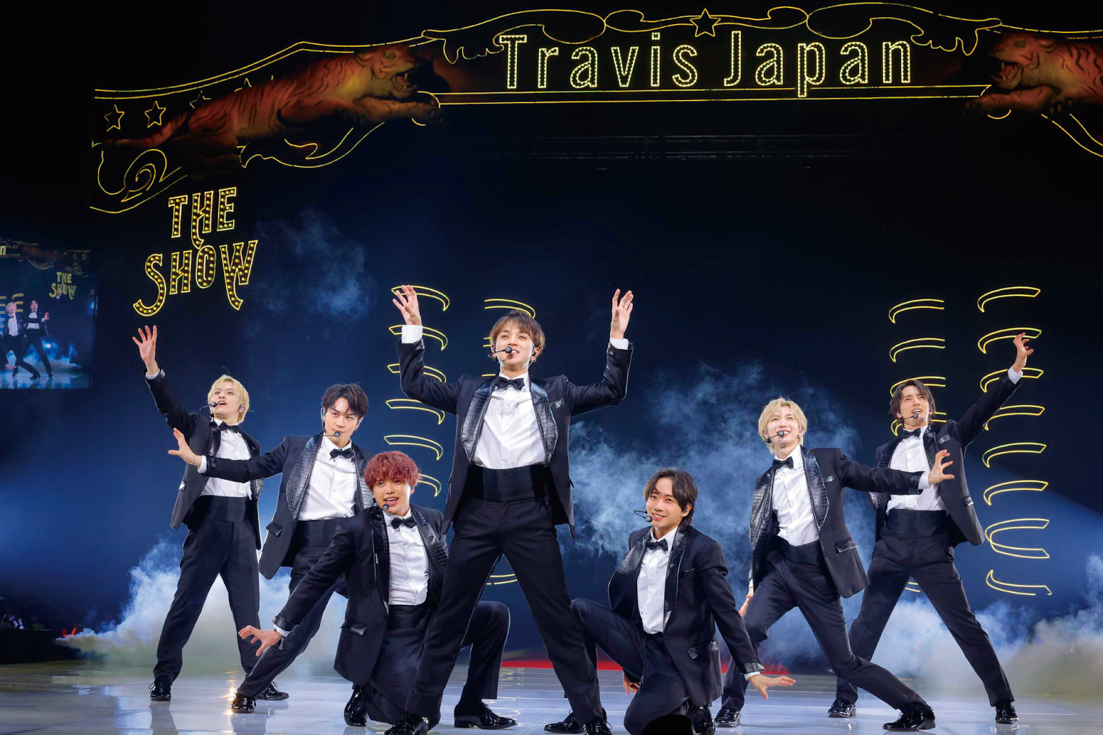 星達拓娛樂旗下的新世代七人男團Travis Japan。（圖／大鴻藝術BIG ART、超級圓頂SUPER DOME、環球音樂）