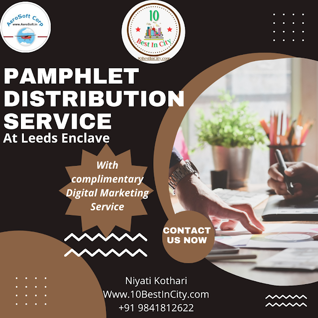 Leeds enclave, pamphlet distribution, digital marketing service, traditional advertising, pamphlets, small businesses, promoting small businesses,
