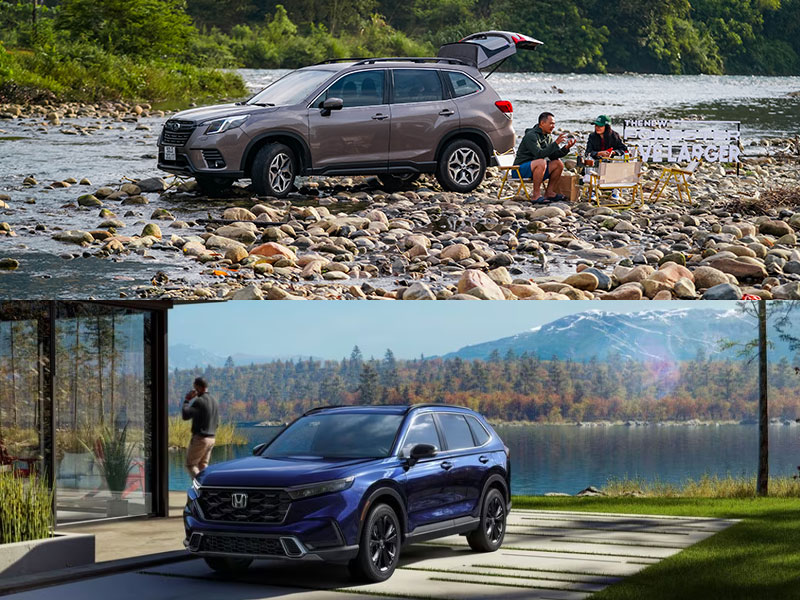 So sánh giữa Subaru Forester 2023 và Honda CR-V 2023