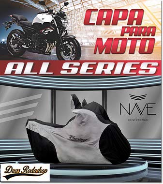 Capa de moto Nave All Séries cor chumbo