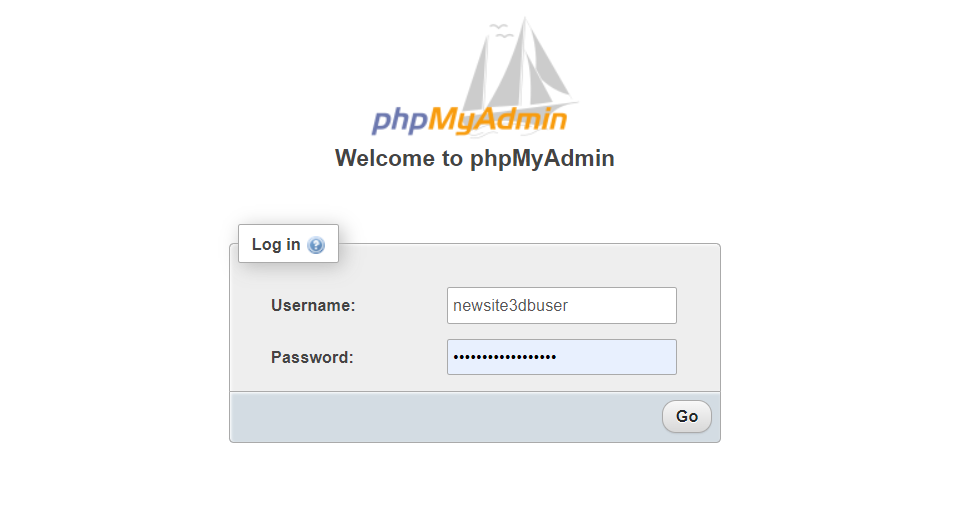 PhpMyadmin - login page - How To Fix Error Establishing A Database Connection In WordPress