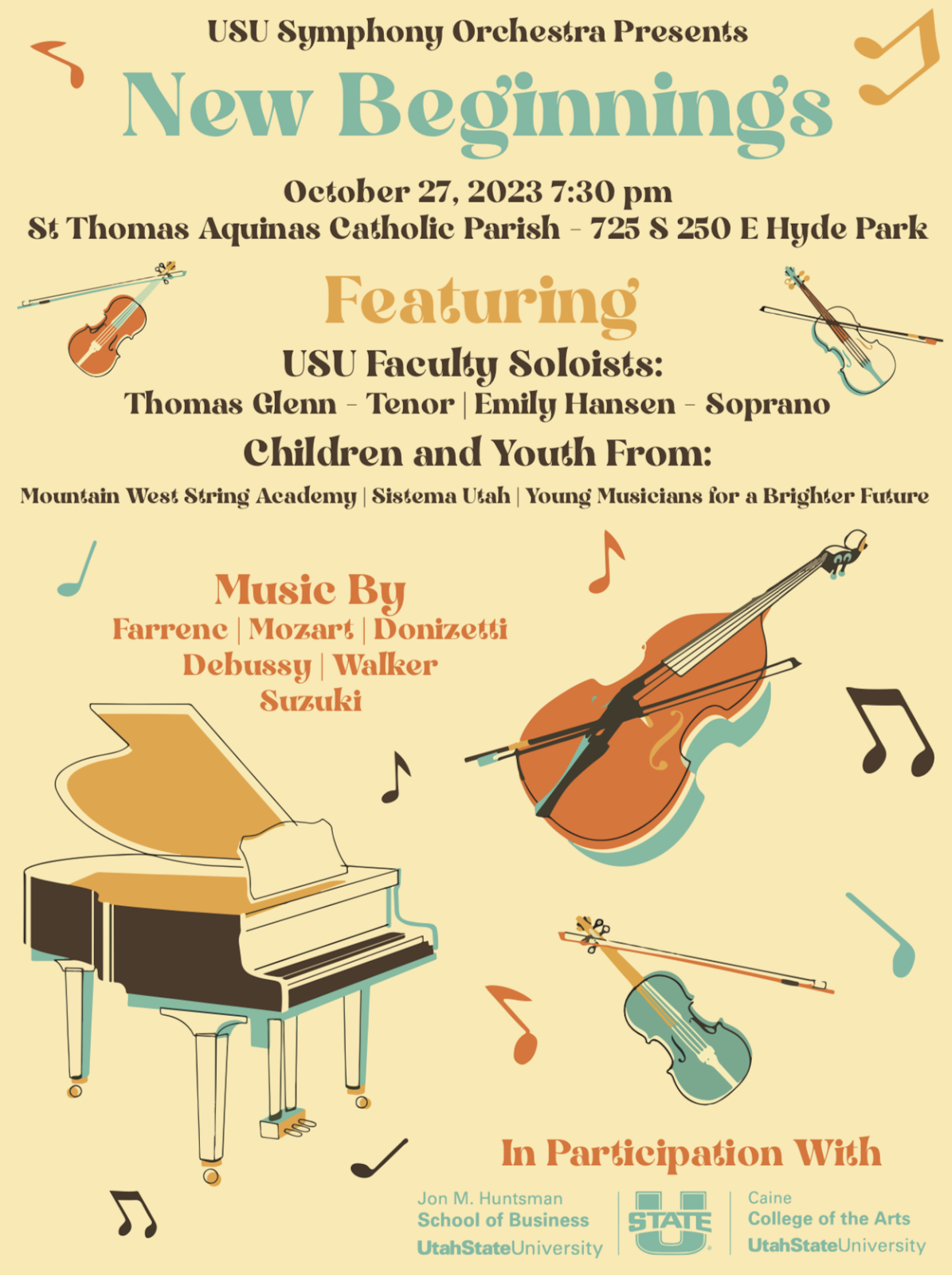 Sistema Strings plays with the Utah University Symphony Orchestra