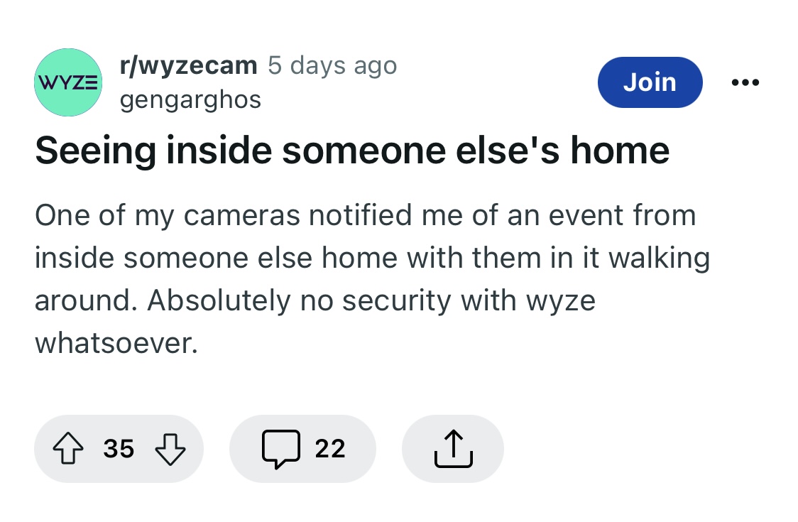 Wyze webcam Flaw let strangers see into some users’ homes