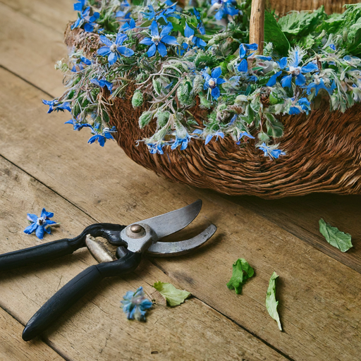 Harvesting Borage: Reaping the Rewards (Throughout the Season)