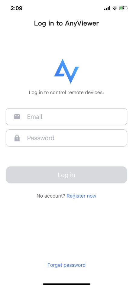 log-in-to-anyviewer-ios