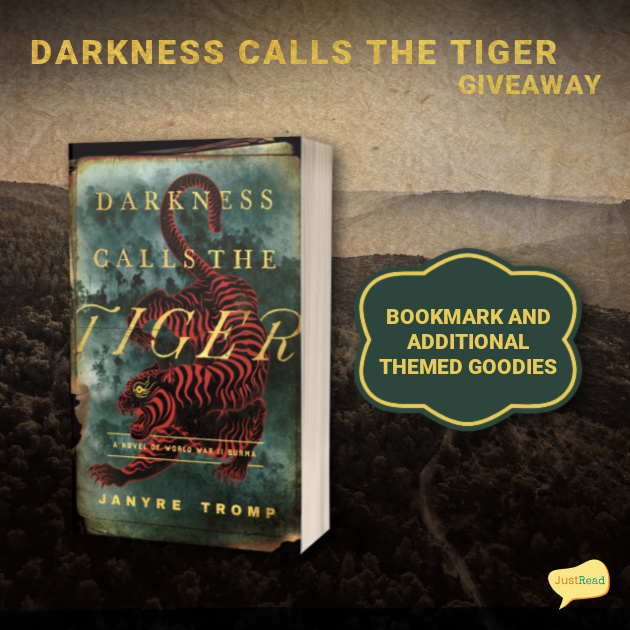 Darkness Calls the Tiger JustRead blog tour giveaway