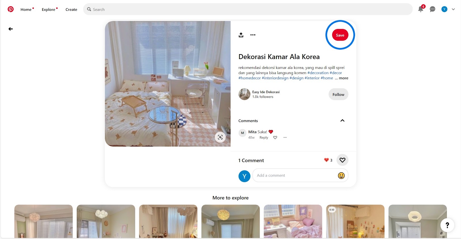 Contoh Foto Desain Kamar Tidur Minimalis ala Korea 