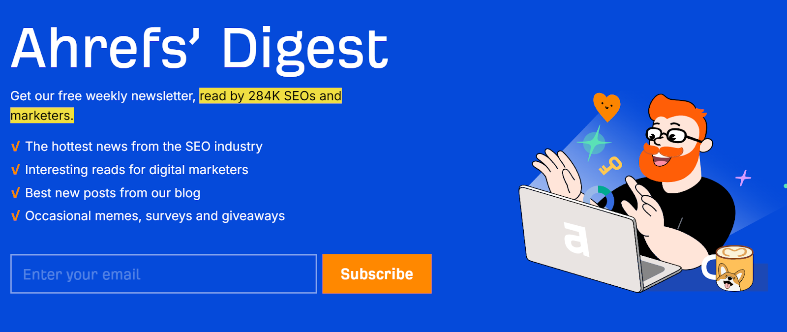 Ahrefs Digest by Si Quan Ong (Newsletter page)