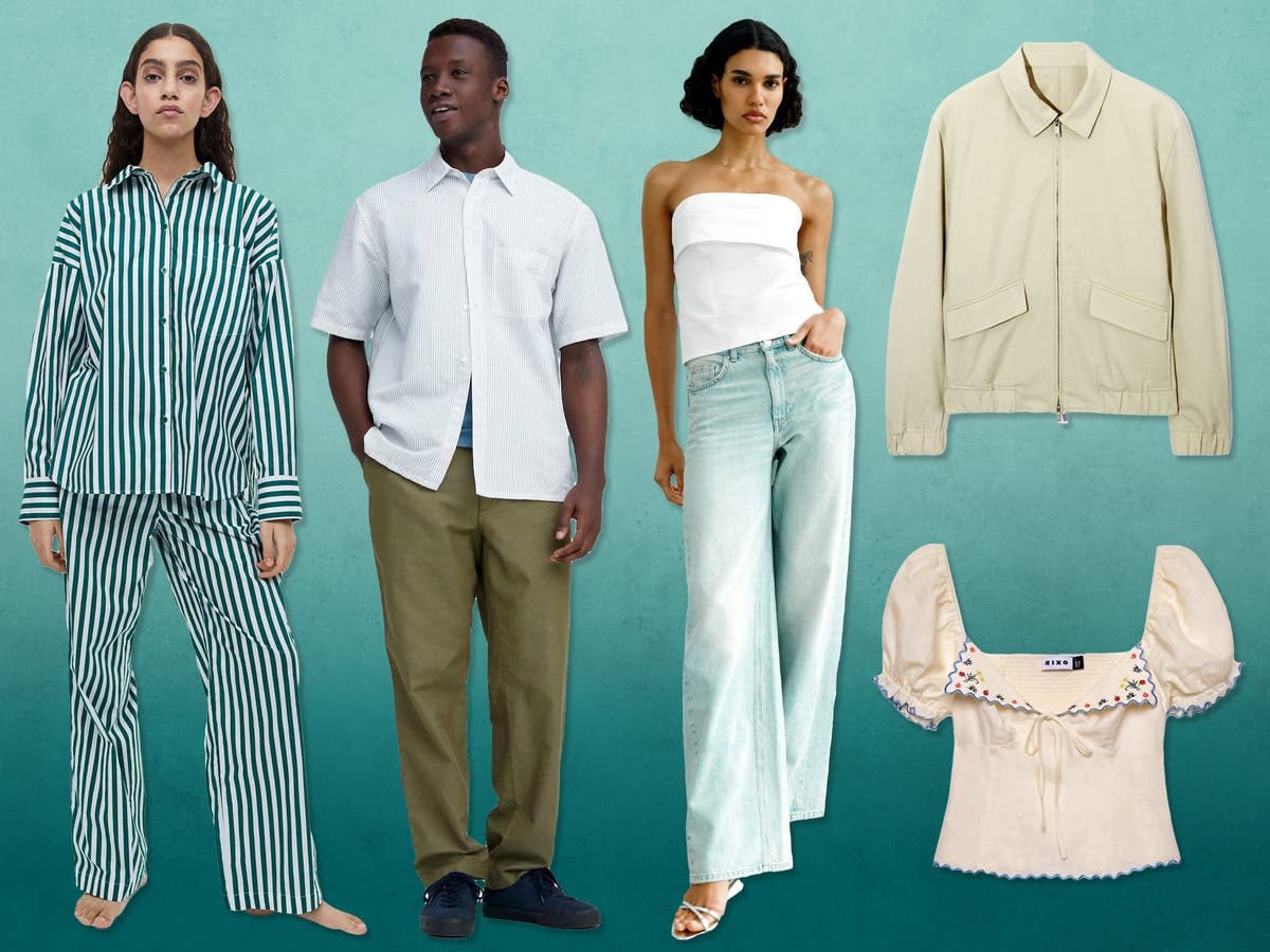 High Fashion Designer Clothing Array