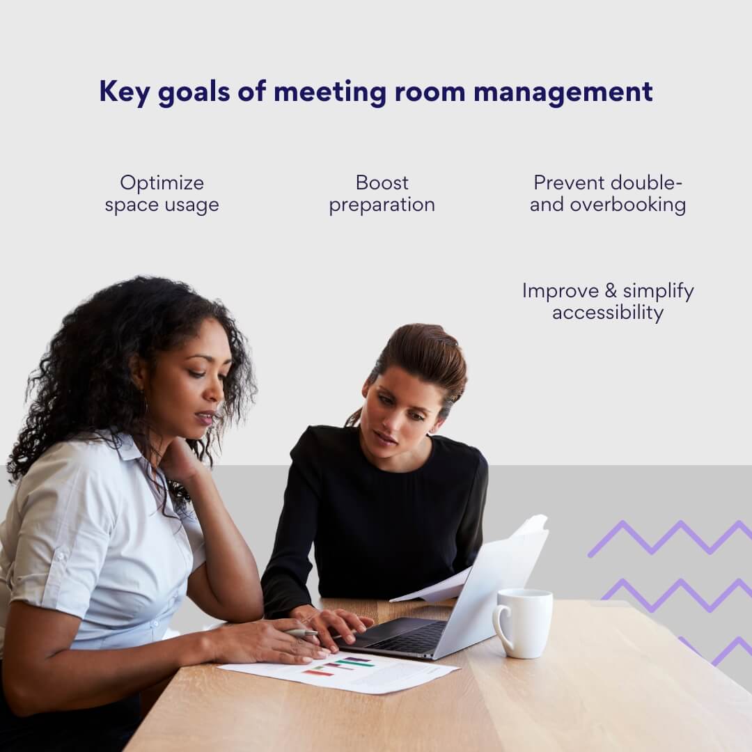 key goals of meeting room management