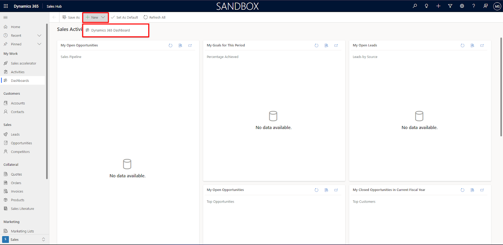 Embedding Power BI Dashboards in D365 - 1