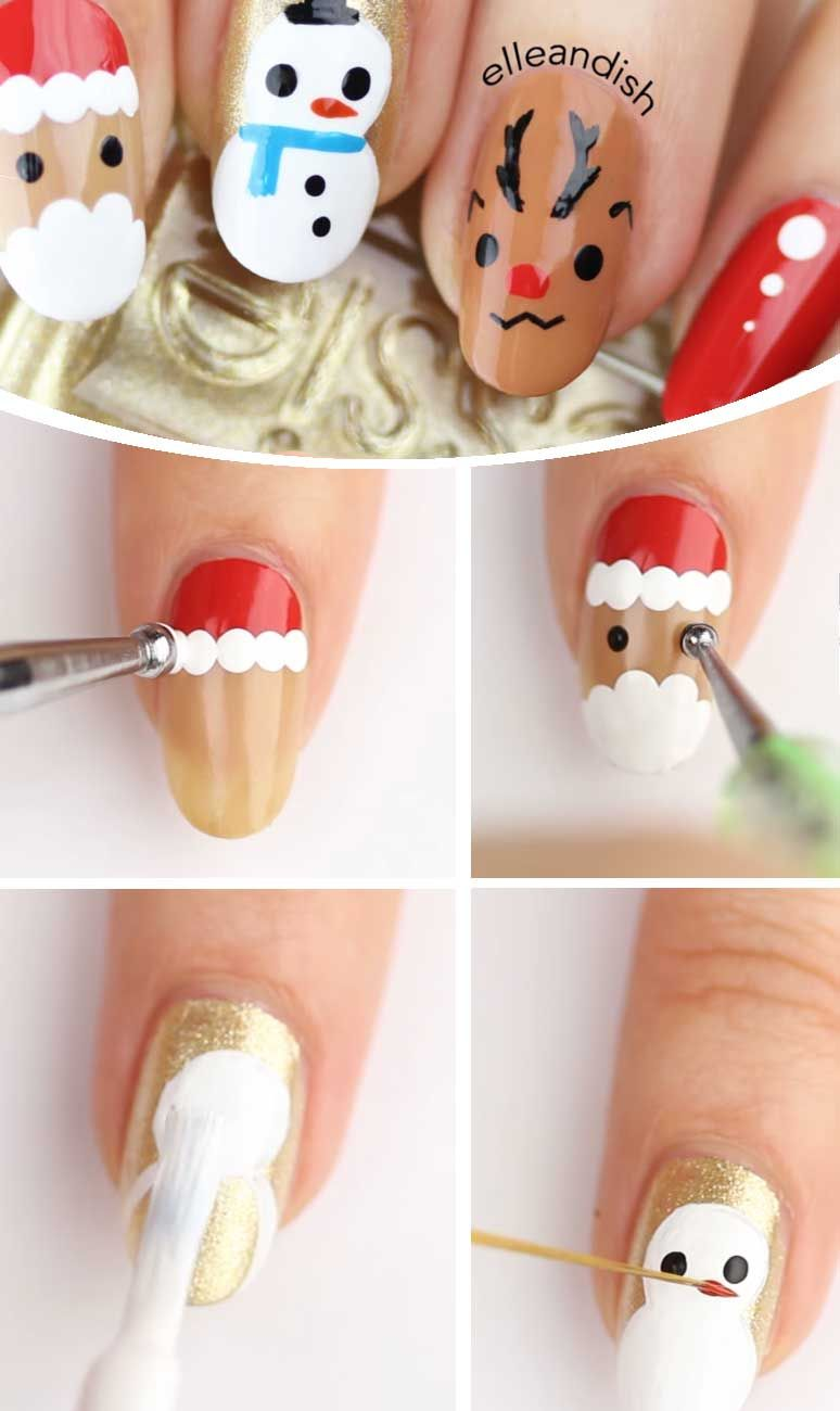 DIY Christmas nail