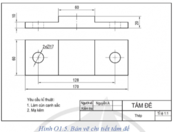 A blueprint of a rectangular object</p>
<p>Description automatically generated