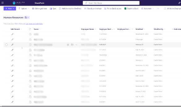 SharePoint, Business Process Automation Software, for automating HR administration