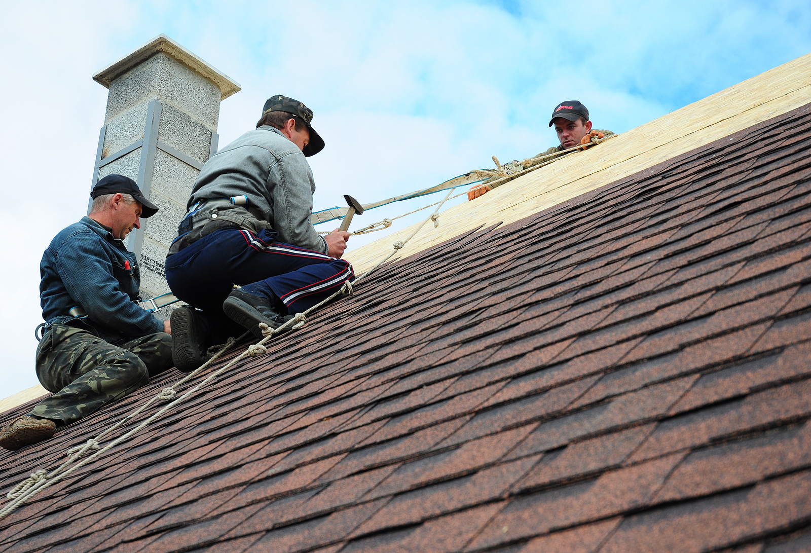 Shingle roof installation by First Quality Roofing & Insulation in Las Vegas, Nevada